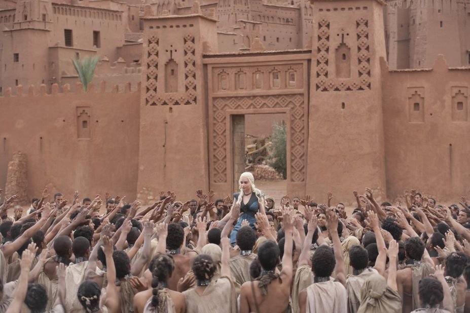 Game of Thrones – Moroccan desert city walls and market used as Essos filming location in the HBO series