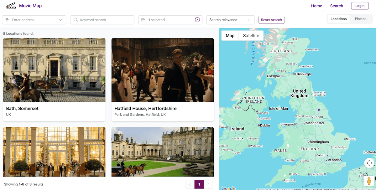 SuperScout Movie Map - Bridgerton collection