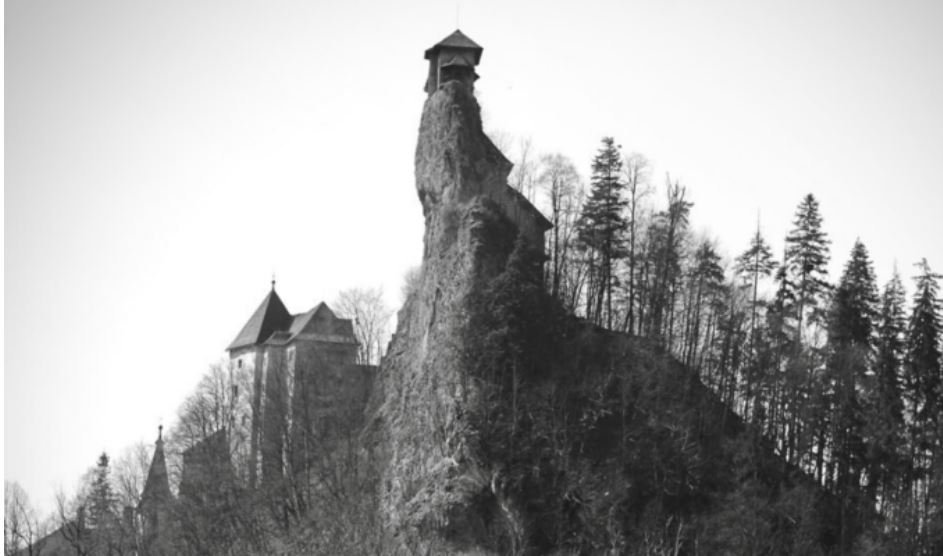 Nosferatu horror film locations - exterior of Orava Castle