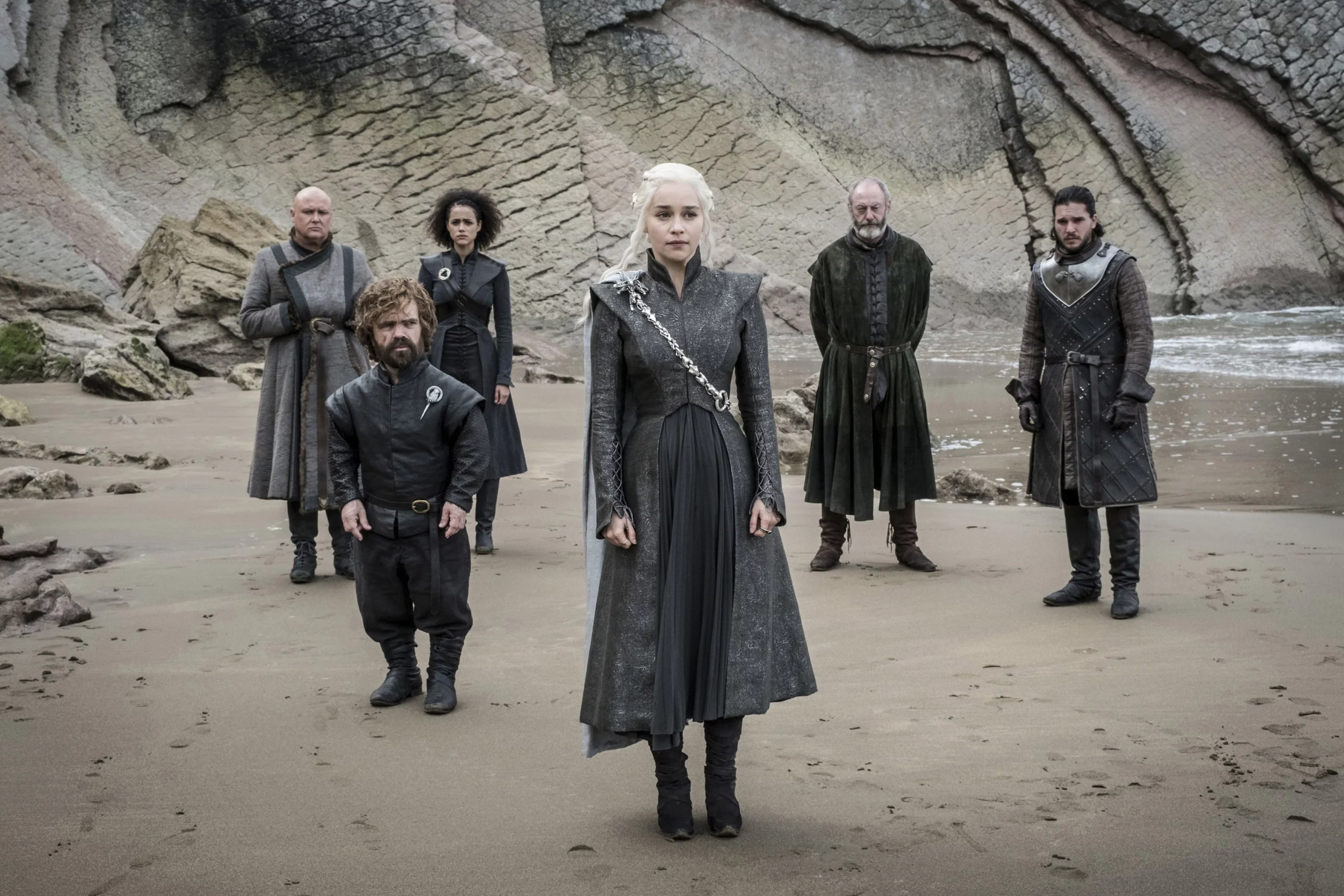 Film still showing a beach filming location from Game of Thrones