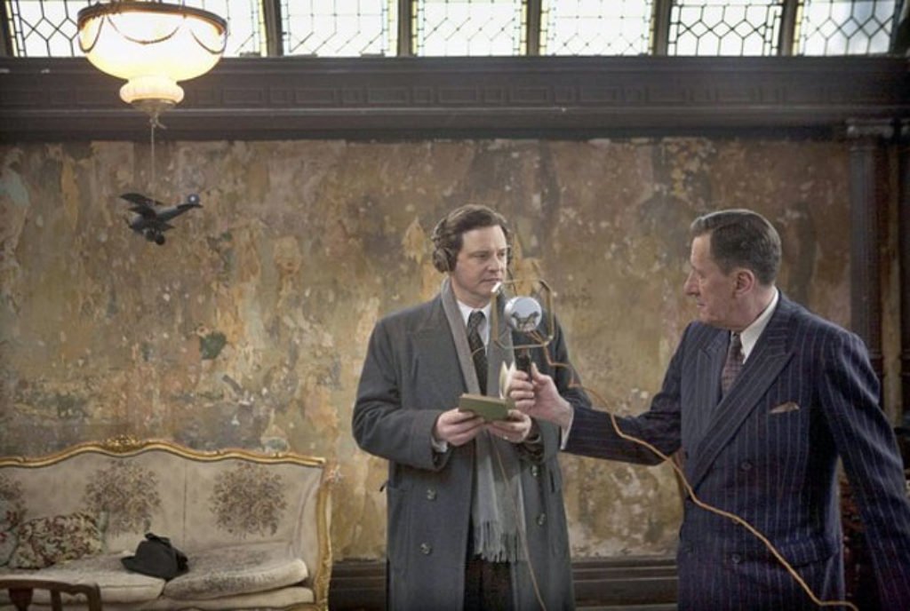 still from 'the king's speech' historical drama film